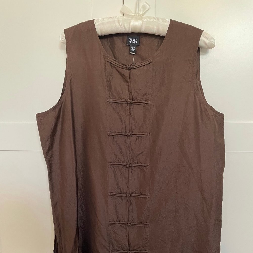 NWT Eileen Fisher Tank or Sleeveless Duster, L